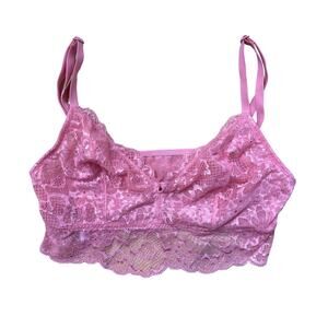 Victoria Secret Pink Lace Bralette Women’s size small